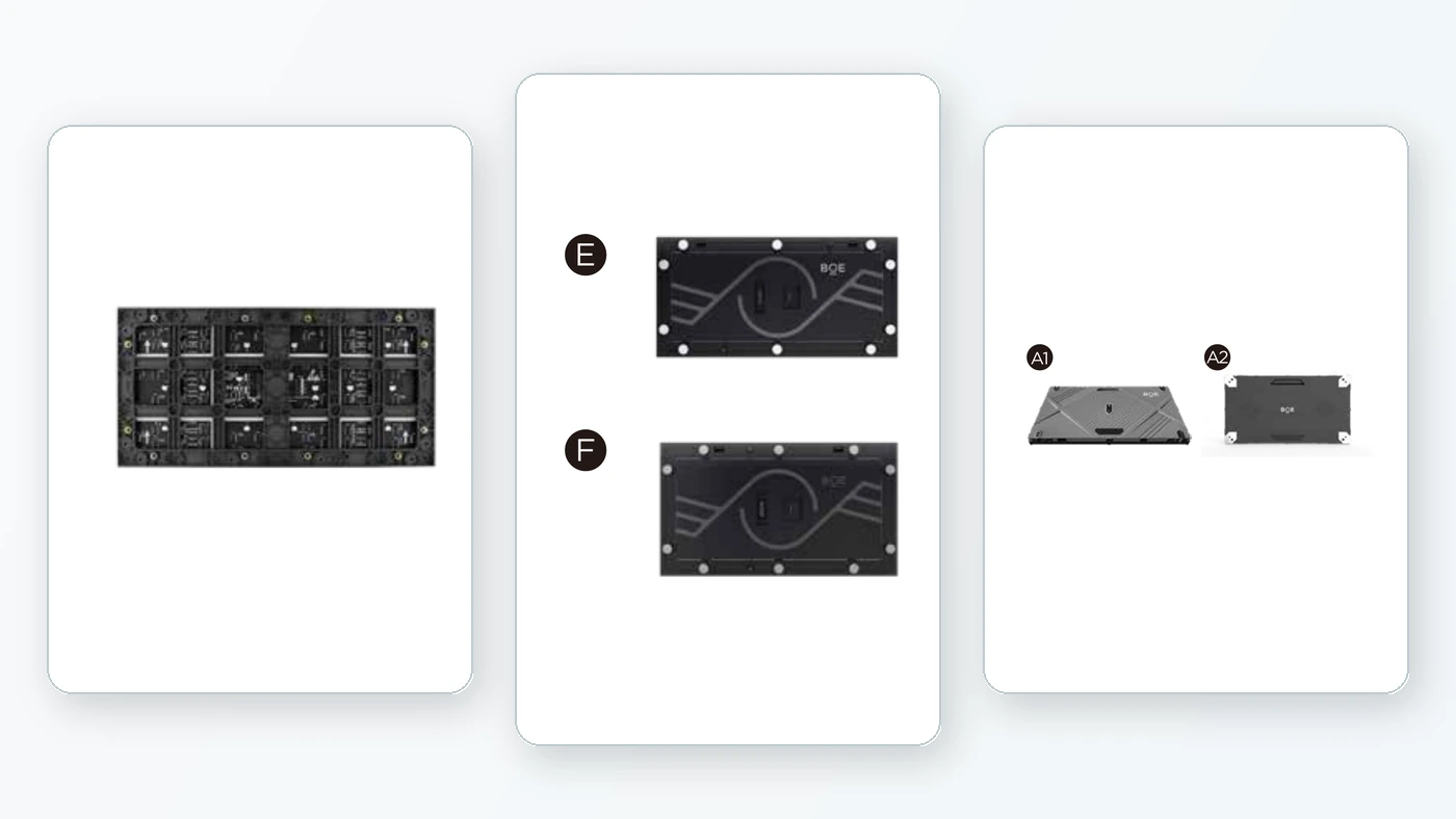 Released indoor SMD direct-view LED product example