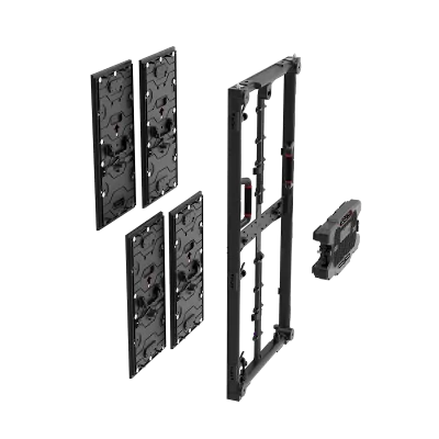 Exploded view of a BOE BTJ camera-facing XR LED cabinet