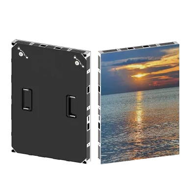 BOE BTR cinema LED cabinet shown from the front and rear