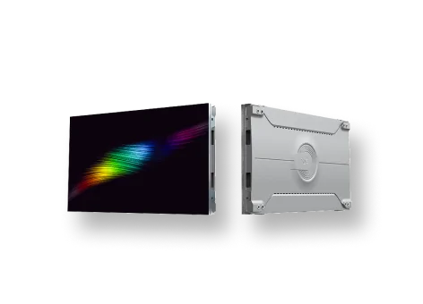BOE BYH-COG active-matrix COG LED cabinet shown from the front and rear